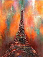 Z.Rubin-„À L’aube“-Handmade Oil Painting/Gallery Wrapped Canvas/Signed/36″x 48″