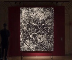 Jackson Pollock style￼ Artist Painting 81” X 62”(6ft. 9in)Abstract Modern XL