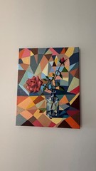 original fine art paintings, sign by artist, acrylic painting