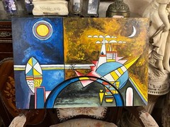 Wassily Kandinsky – Amazing Oil On Painting – Signed – Stamped – A1