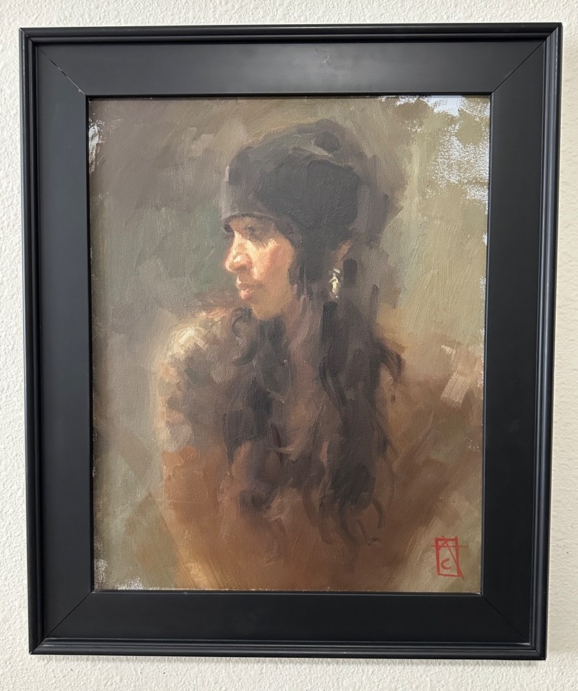 „Misty Mila“ Original Oil 16×20″ Painting by Aaron Coberly Seattle Artist