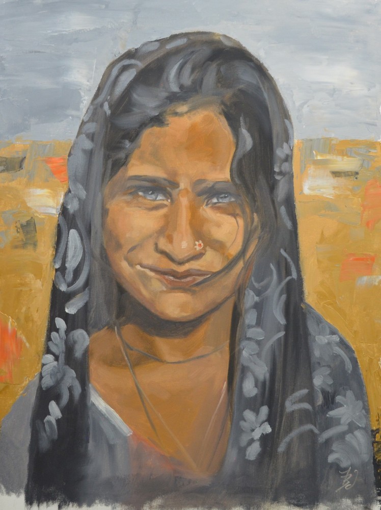 Original Oil Painting 18×24 Signed Artwork Ready to Frame Shipped Rolled