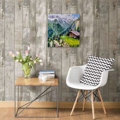 Swiss landscape art ORIGINAL art Oil painting Interlaken art Switzerland view