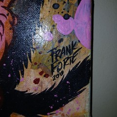 Original Art “Wolf Guts” Frank Forte 16″x20″ Lowbrow Pop Surrealism Original