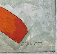 Exceptional Large c 1940s Rolph Scarlett Abstract Non Objective Gouache American