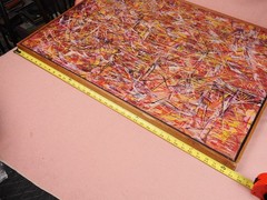 Laura Williams-Chassot 1992 Abstract Expressionism Painting 36″ x 26″