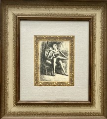 Pablo Picasso Lithograph Signed & Numbered Stamp 1900s-1970s Amazing Frame