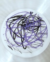 BRIAN BELOTT SIGNED FINGER PAINTING SOUND SCRIBBLES 12″ VINYL ABSTRACT ART NYC