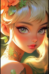 DIY Fairy Elf Diamond Painting Kit (40×70 cm) D31