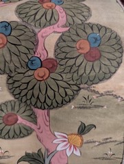 Four Harmonious Friends Brocade Tibet Thangka Painting Mounted Silk Border Nice!