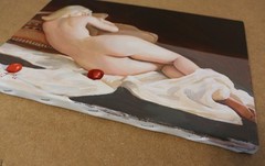 Original Oil Painting 12×8 in/30x20cm Female Nude Signed 2026