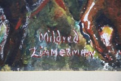 Mildred Zimmerman Horse Racing Art Original Watercolor Hand Signed Make an Offer