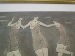 KERMIT EPPERSON B.1913 PAINTING AMERICAN EXPRESSIONISM MODERNISM Mid Century