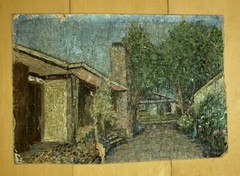 JOAQUIN CLAUSELL 11″ x 8” OIL ON PAPER BOARD PAINTING SIGNED