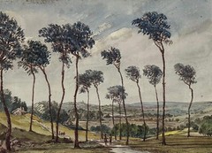 [LONDON-HAMPSTEAD HEATH] Four Unsigned Original Watercolours. Ca. 1877