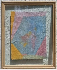 Abstract Framed And Signed Painting Contemporary Art Piece