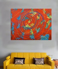 Mark Little, original￼, Painting, 72” X 56” Acrylic, Abstract, POP Art, Modern