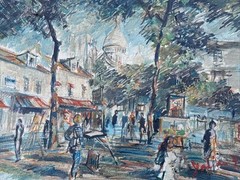 ARMAND DALIAN PAINTING FRENCH SCHOOL OF PARIS FRANCE IMPRESSIONIST SMALL OIL