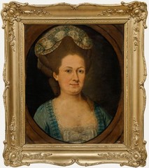 18th Century Oil – The Military Man’s Wife