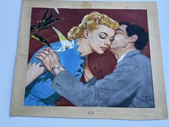 Harry Norstrand Painting Illustration American Portrait Icon Listed Pretty Woman