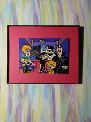 Memories of Saturday Morning Cartoons Acrylic Canvas Fan Art Paintings