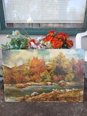 Original Oil Painting By Theodore Earl BUTLER (1861-1936) 20″x30″