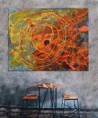 Mark Little, original￼, Painting, 72” X 56” Acrylic, Abstract, POP Art, Modern
