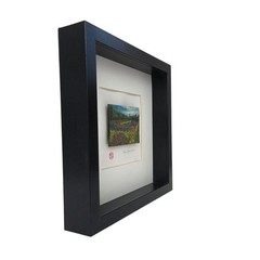 Robin Samiljan Original Miniature Oil Painting Framed Floral Landscape Cityscape