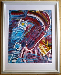 WALTER RAUM b1923 LISTED GERMAN EXPRESSIONIST MODERN ART MODERNISM ABSTRACTION