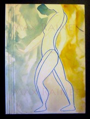 „Movement Dance Free Form“ ORIGINAL DRAWING PAINTING Nude Figure ABSTRACT Signed