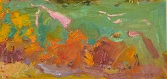 Autumn Sketch, 20.5×40 cm, Cardboard, Painting by Shandor Alexander