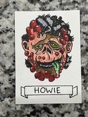 ULGY MONSTER Series 1 ACEO – Art Sketch 2.5 X 3.5 (4) Card Painting KISS Freaks