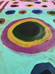 Sharon Porter Napangardi 💕💕Aboriginal Art COA Supplied 87cm X 62cm, SPJO-1