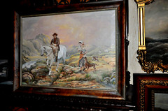 Lovely Large 19th century oil Painting