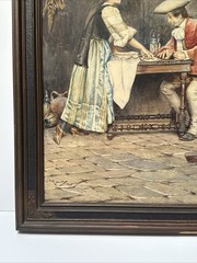 Antique Painting Portrait Man Woman Men Women Masterful Listed 19th Century