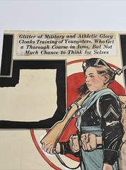 Antique Painting ILLUSTRATION UNIFORM JOSEPH KRAEMER LISTED FAMOUS 20 INCHES