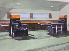 LAND OF THE GIANTS Movie Props CONCEPT ART PAINTING Sci-fi FIlm 1968 Spindrift