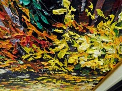 Maya Eventov „Evergreen Dream“ Original Acrylic Flowers Hand Signed ADL022613-01