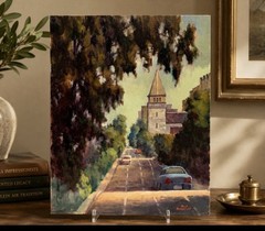 Mark Monsarrat “St Brigid’s View, Evening, S.F.” 2013 Original Oil Painting