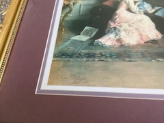 Listed Artist Gustave Léonhard De Jonghe”3 generations” (1829-1893)ornate frame
