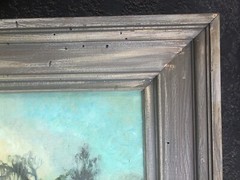 Colette Pope Heldner 1902-1990 New Orleans Artist Louisiana Swamp Oil Painting