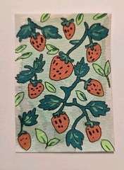 ACEO Original Art Painting 2.5×3.5 Inches