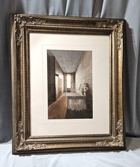 NORM DARWISH “THE TEA ROOM” HAND PAINTED PHOTOGRAPH FRAMED SIGNED LTD. ED.