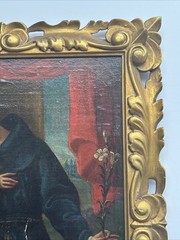 ANTIQUE OLD MASTER PAINTING RELIGIOUS ICON PORTRAIT 18TH CENTURY OR OLDER RELIC