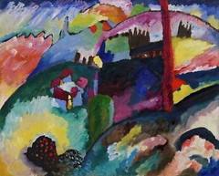 Landscape with Factory Chimney Painting by Wassily Kandinsky Art Reproduction