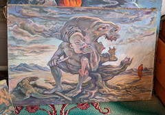 Humanity in the 21st century – Devouring itself – Surrealist Abstract