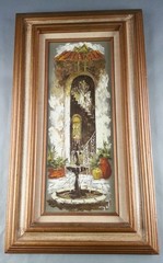 Vintage Original Myrl D’Arcy Oil Painting French Quarter of New Orleans