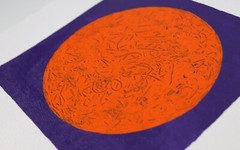 Original CohAn Painting Acrylic on Paper Titled „Sphere #2“ Online Art Show Sale