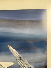 Original Airplane Missile Prototype Painting