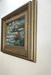 Claude Monet Oil On Canvas Style Of 1840- 1926 Amazing Painting